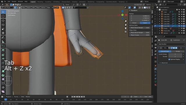 04. Modeling The Hands