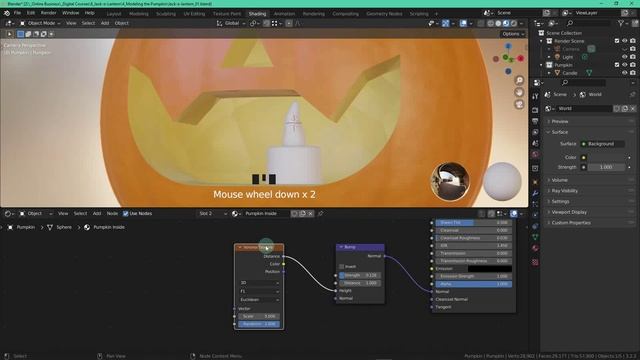 Blender 3D for Beginners- Model a Jack-o'-lantern - Harry Jones_9