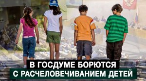 В Госдуме борются с расчеловечиванием детей