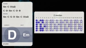 Midnight Driving Groove Backing Track in Em