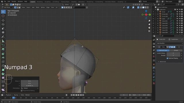 08. Creating The Colar And The Hair