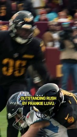 Frankie Luvu is all over the field  #nfltop100