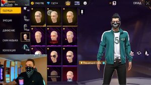 Оделся как Игрок 456 из Игры в Кальмара в Free Fire