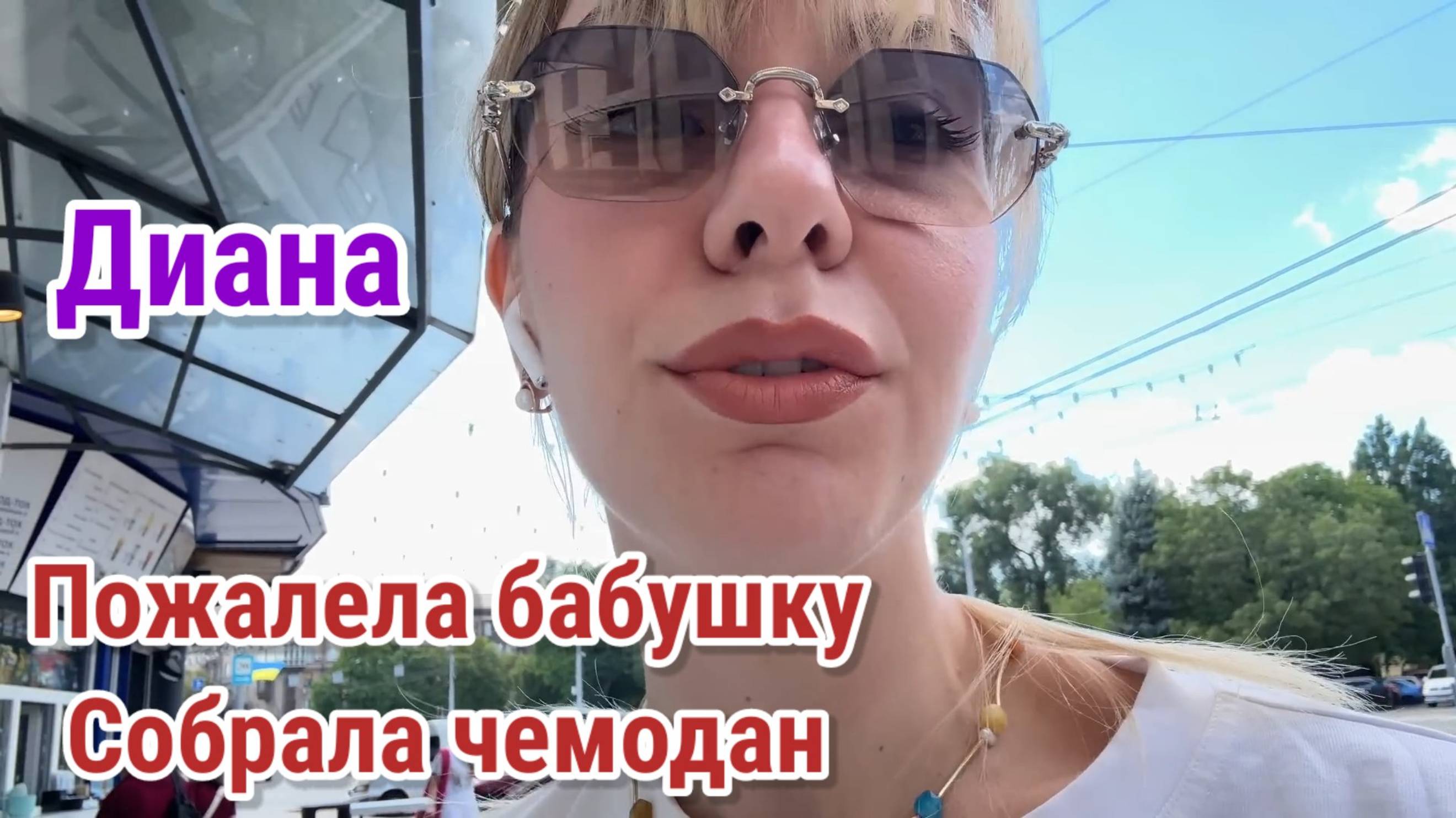 Диана- Пожалела бабушку. Собрала чемодан.
