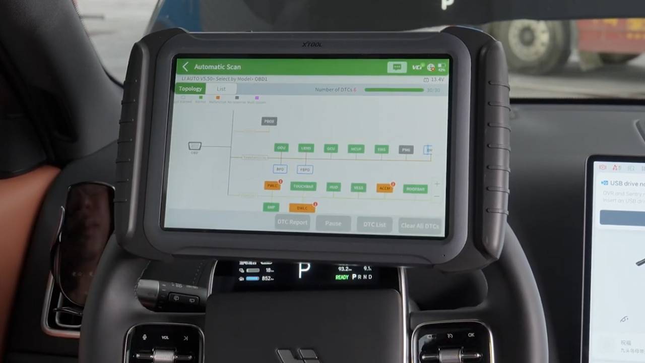Диагностика Li Auto L9 с помощью XTool N9EV и кабеля L1E06 / L1E05 | OBDexpert.ru смотреть онлайн
