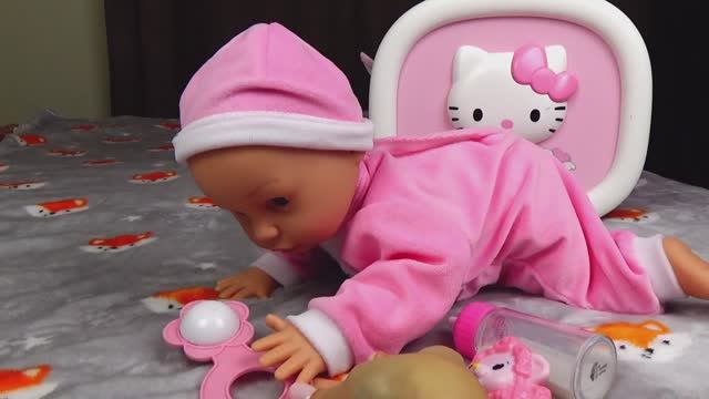 🍿 Спальня малышки Аннабелл. Поиграйте с куклой Baby Born в кукольном домике смотреть онлайн