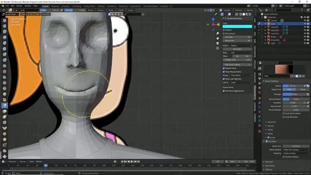 Blender Beginner Character Basics- Stylized Characters with Realistic Hair - EduCraft Ideas_8