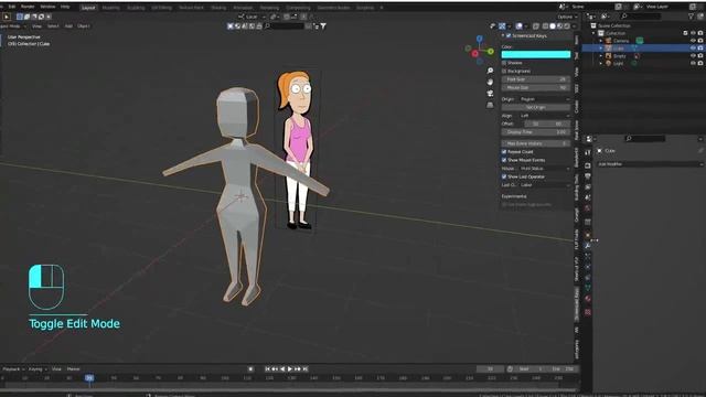Blender Beginner Character Basics- Stylized Characters with Realistic Hair - EduCraft Ideas_5
