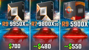 RYZEN 9 9950X3D vs RYZEN 7 9800X3D vs RYZEN 9 5900X | Test in 6 Games