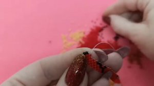 RED Кирпичное плетение Часть 1 из 6 от Светланы Литвиновой