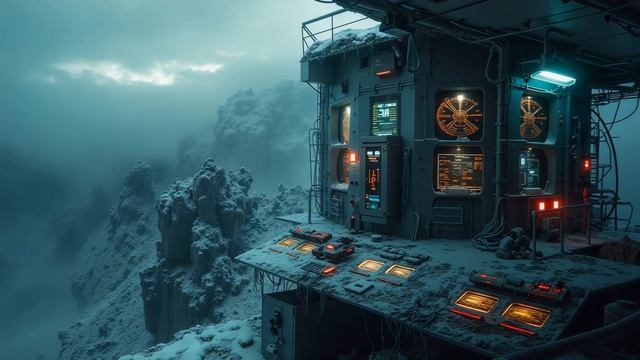 CITADEL Mountain Outpost ｜ Immersive Sci-Fi Ambient Music for Study & Calm 4K-(1080p25)
