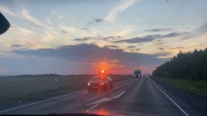 Красивый закат. 24 июля