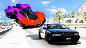 Автокатастрофы на высокой скорости #252 - BeamNG Drive