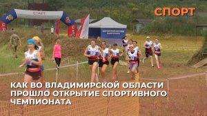 Как во Владимирской области прошло открытие спортивного чемпионата