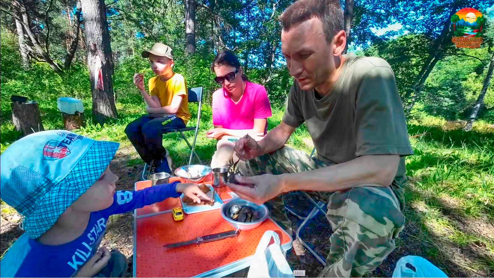 1 ЧАСТЬ. ПУТЕШЕСТВИЕ СЕМЬЕЙ В ЛЕС К РЕЧКЕ. ПОХОДНЫЙ ХОЛОДИЛЬНИК, ГОТОВИМ РЕЧНЫХ МИДИЙ. ВЫЖИВАНИЕ. смотреть онлайн