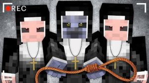 ТАЙНА ЗАБРОШЕННОГО МОНАСТЫРЯ ПРОКЛЯТЬЕ МОНАХИНИ[ЧАСТЬ З]- СТРАШИЛКИ МАЙНКРАФТ