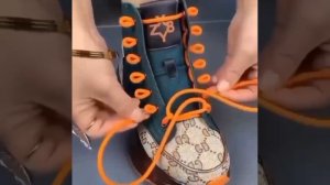 Интересный способ шнуровки