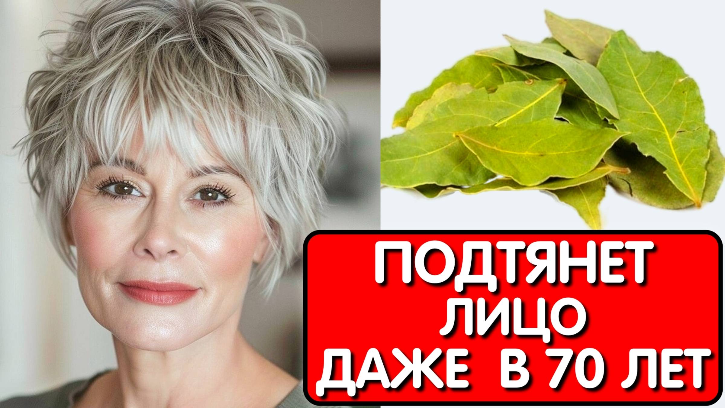 ЛАВРОВЫЙ ЛИСТ ДЛЯ ЛИЦА стирает морщины даже в 70 лет ! Все думали что она колет БОТОКС смотреть онлайн