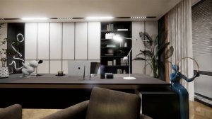 Интерьерный дизайн рабочего кабинета