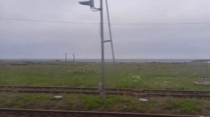 Из окна рельсового автобуса "Орлан" по маршруту Холмск-Северный - Николайчук - Чертов мост. Часть 2