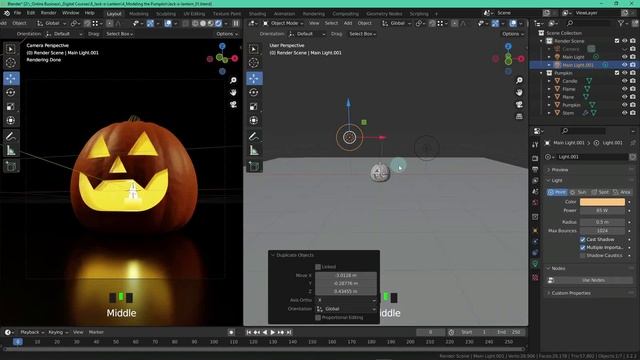 Blender 3D for Beginners- Model a Jack-o'-lantern - Harry Jones_10