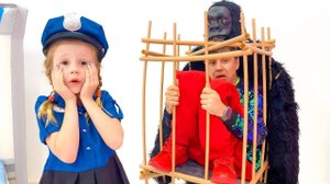 Настя и весёлые шутки с папой