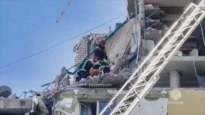 В Саратове обрушился дом на Блинова