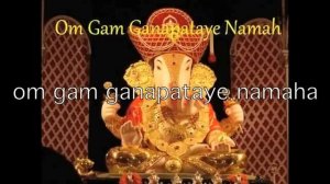 Ganesha Mantra Om Gam Ganapataye Namaha x 108  (432 hz)  गणेश (💥