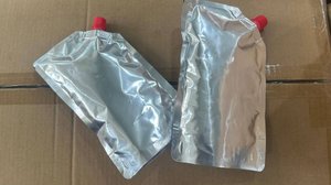 Упаковка кетчупа в дойпак из рулона пленки на оборудовании PROSTOR