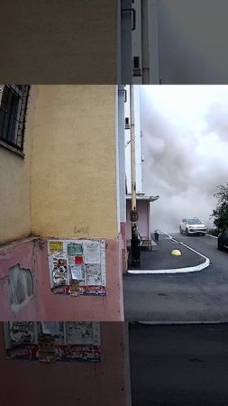 Еще одно видео момента взрыва в многоэтажке в Саратове.Игравшие у соседнего дома дети пострадали