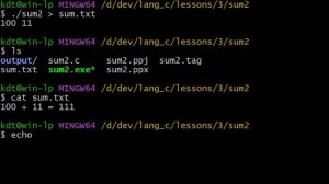 Потоки ввода и вывода программы stdin, stdout. Язык Си для начинающих