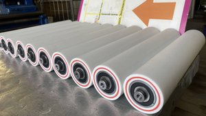 Пластиковые конвейерные ролики диаметром 75 мм