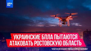 ВСУ пытаются атаковать дронами Ростовскую область