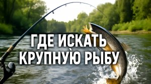 Как найти Крупную Рыбу: секреты мест на водоеме, о которых мало кто знает!