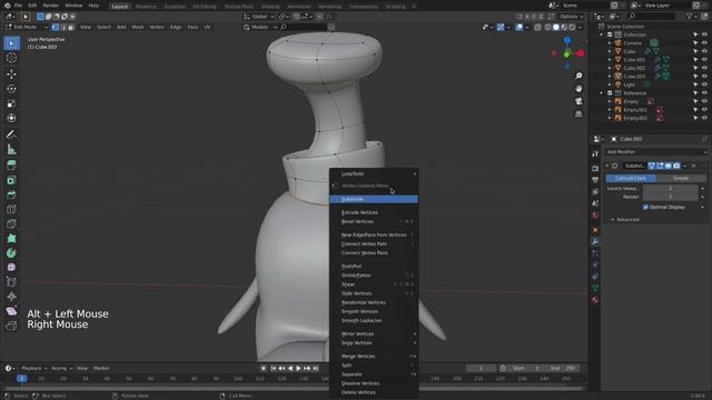 04 Creating Goofys Hat And Base Of The Body