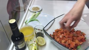 Салат с Лососем и рукколой!  Рецепт.