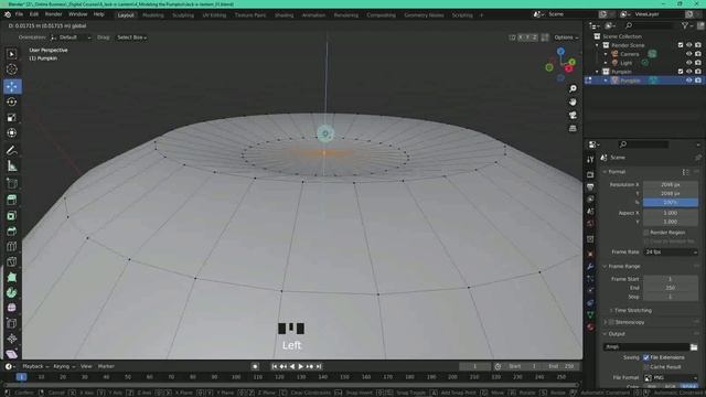 Blender 3D for Beginners- Model a Jack-o'-lantern - Harry Jones_4