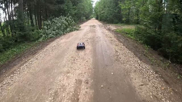 Traxxas Slash против моноколеса