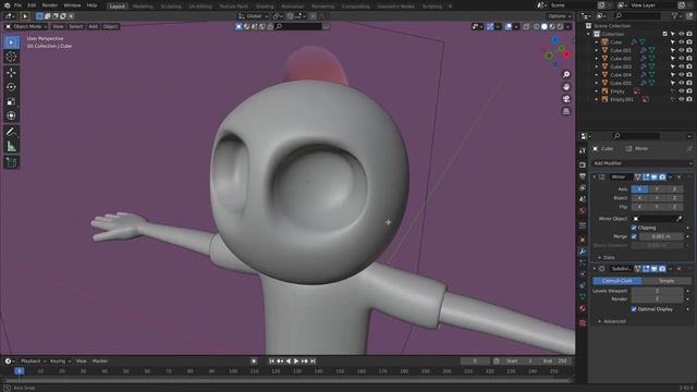 05 Modeling The Eye Sockets And The Mouth