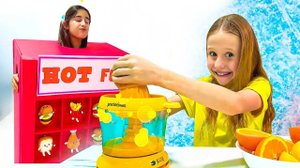 Настя и Ева челлендж холодное против горячего