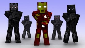 IRON MAN MINECRAFT GANGNAM STYLE(강남스타일) REMIX VIDEO PSY(싸이)