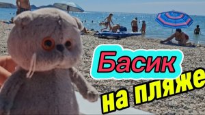 Игрушка-кот Басик. Коктебель. Крым