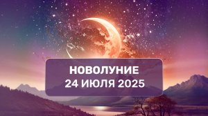 Новолуние 24 июля 2025