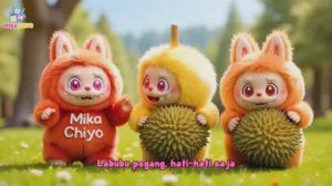 LABUBU едят дуриан