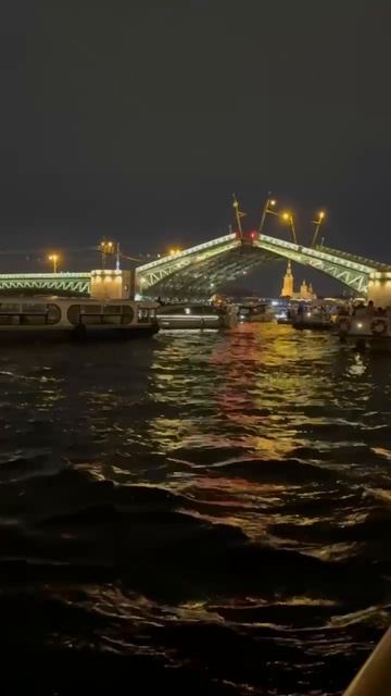 Ночной Питер! Разводные мосты!