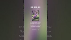 Забытая сирень