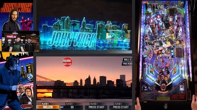 John Wick Pinball Hourglass Topper Preview