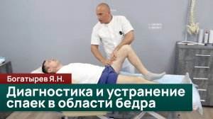 Диагностика и устранение спаек в области бедра. Богатырев Я.Н.
