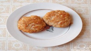 Быстрые котлеты с овощами