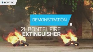 How to choose a fire extinguisher? Demonstration of the BONTEL fire extinguisher in action